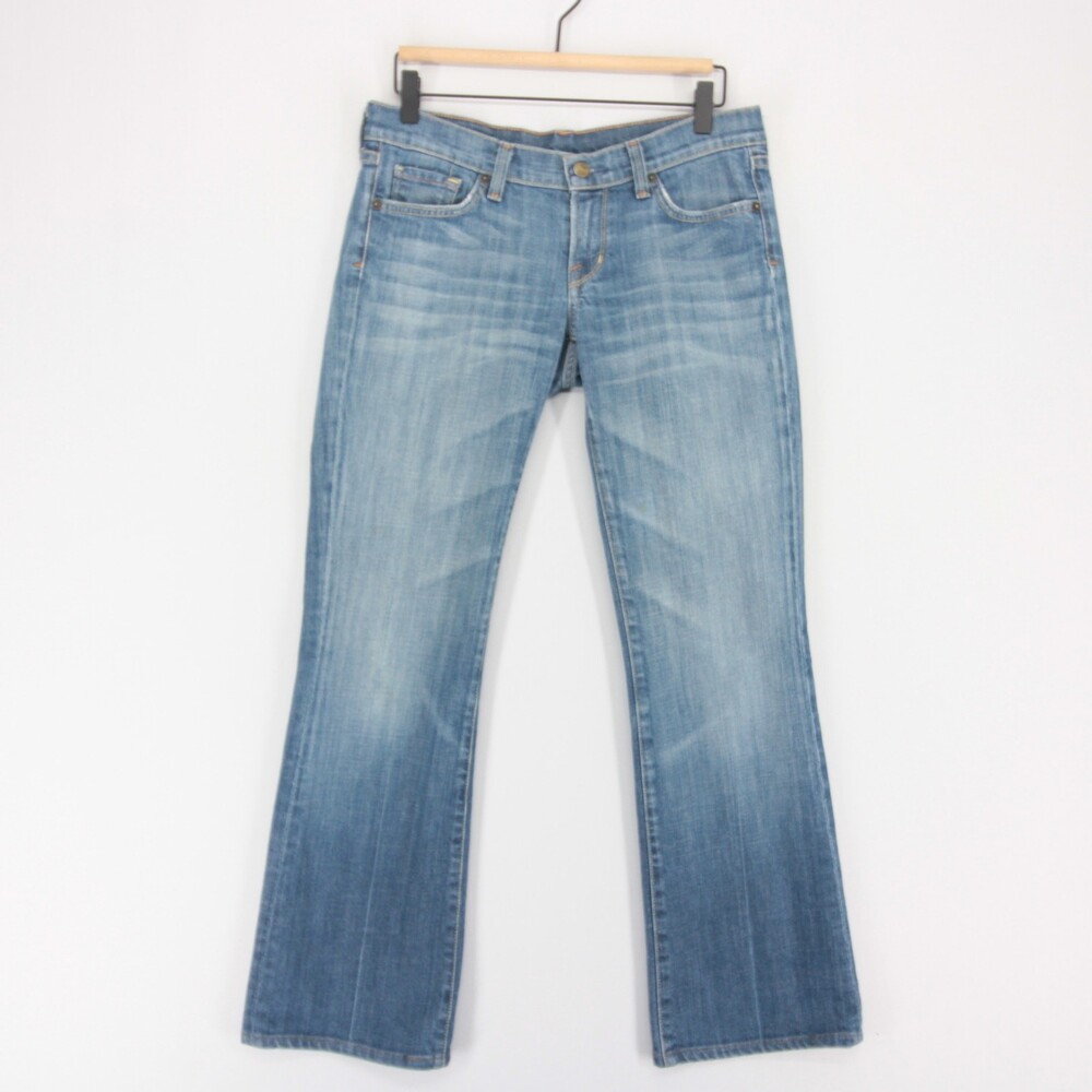 Citizens Of Humanity Elle Jeans Womens 29 Blue Low Rise Bootcut Stretch Denim